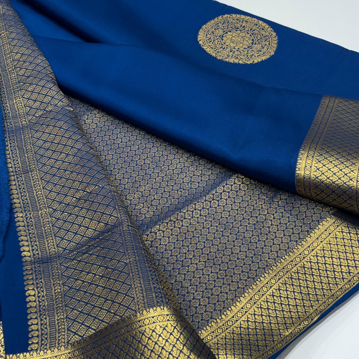 Pure Mysore Crepe Silk Saree