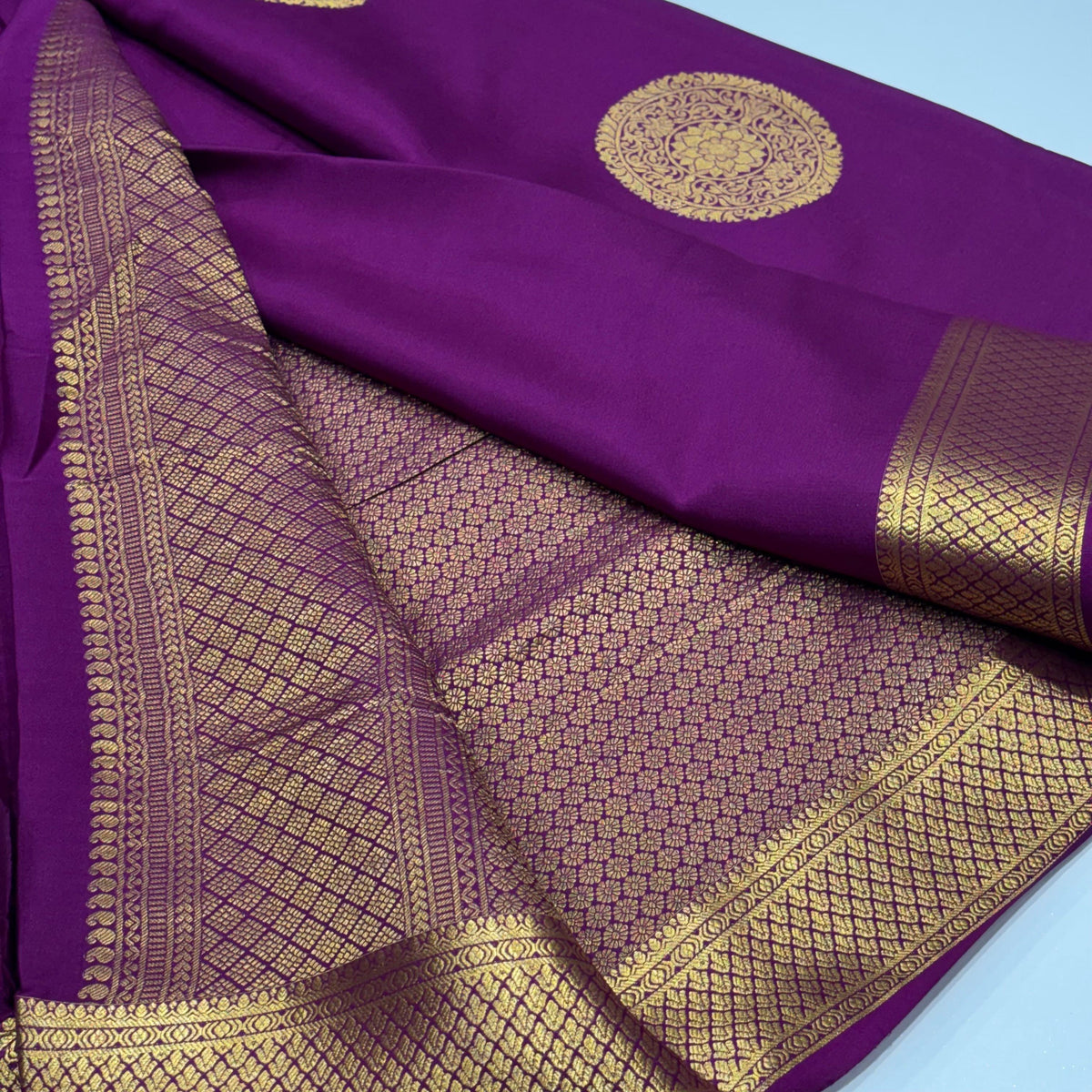 Pure Mysore Crepe Silk Saree