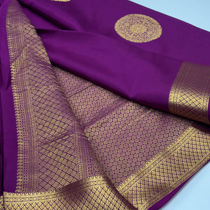 Pure Mysore Crepe Silk Saree