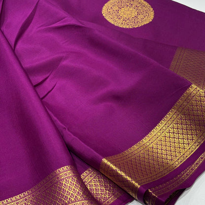 Pure Mysore Crepe Silk Saree