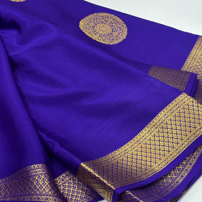 Pure Mysore Crepe Silk Saree