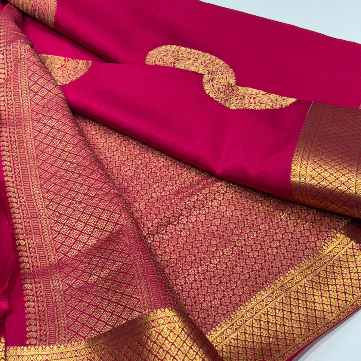 Pure Mysore Crepe Silk Saree