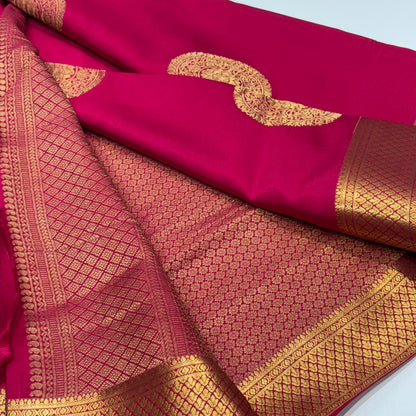Pure Mysore Crepe Silk Saree