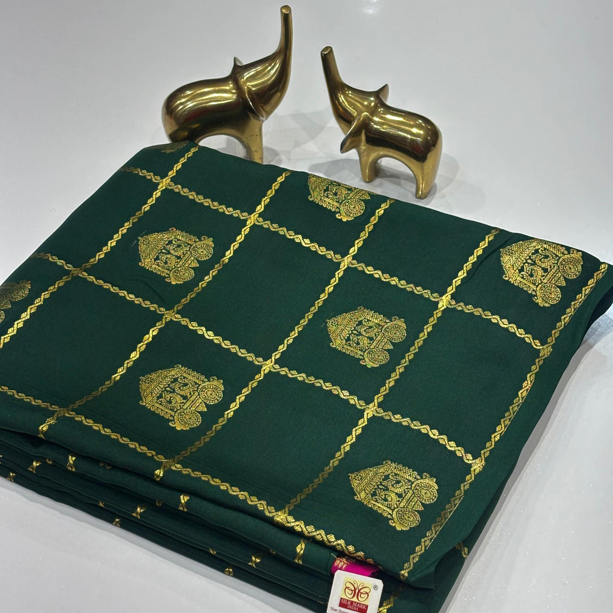 Pure Mysore Crepe Silk Saree