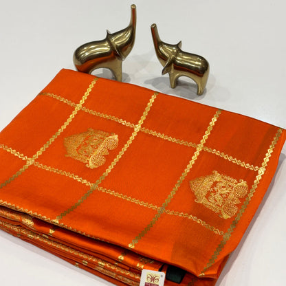Pure Mysore Crepe Silk Saree