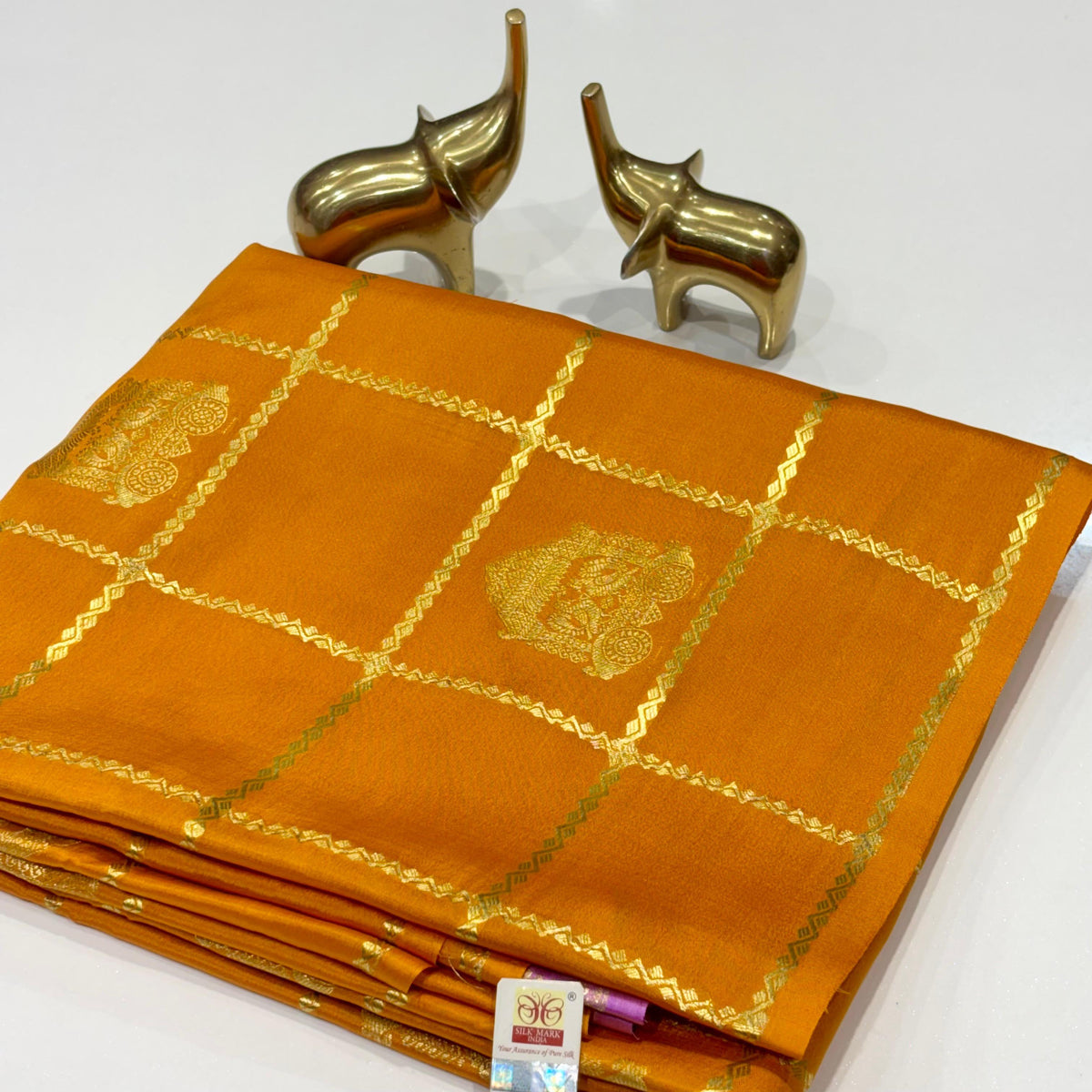 Pure Mysore Crepe Silk Saree