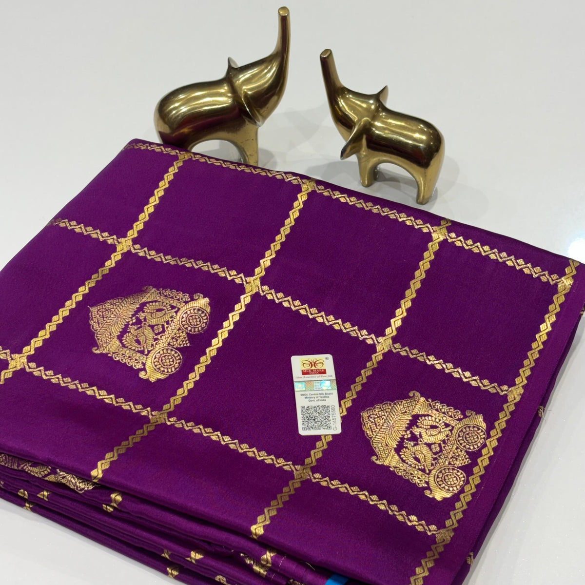Pure Mysore Crepe Silk Saree