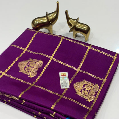 Pure Mysore Crepe Silk Saree