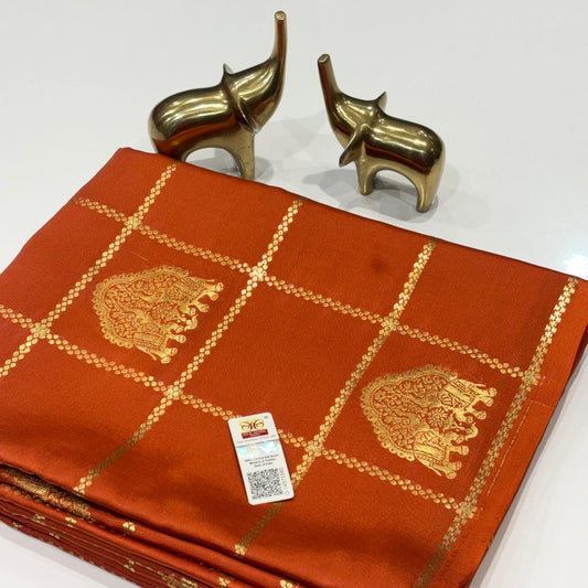 Pure Mysore Crepe Silk Saree