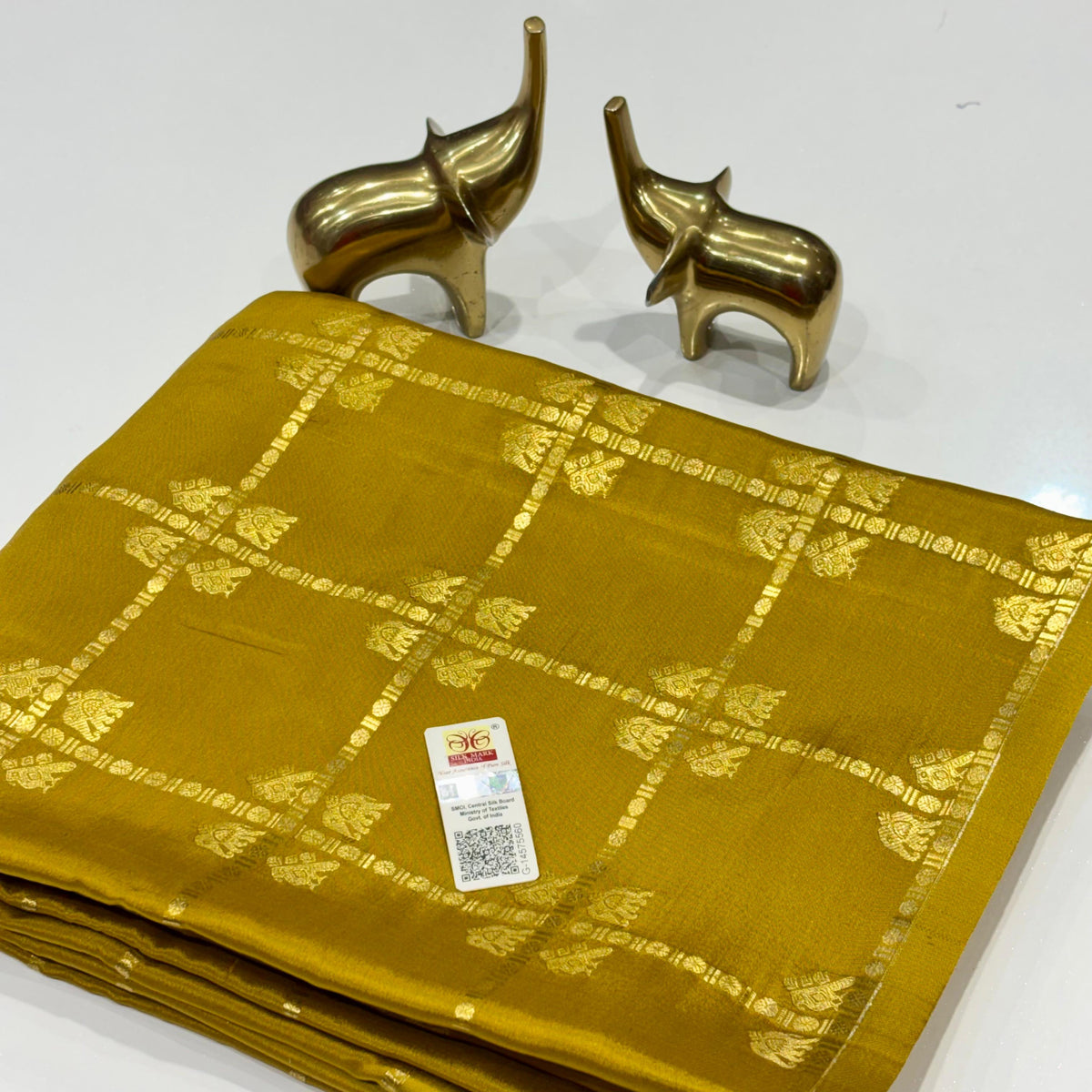 Pure Mysore Crepe Silk Saree
