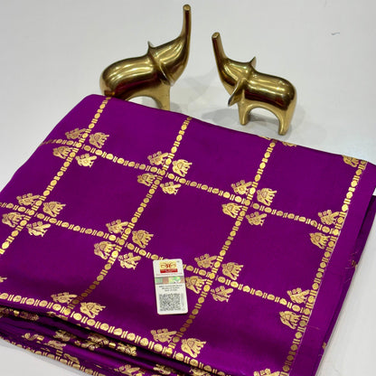 Pure Mysore Crepe Silk Saree