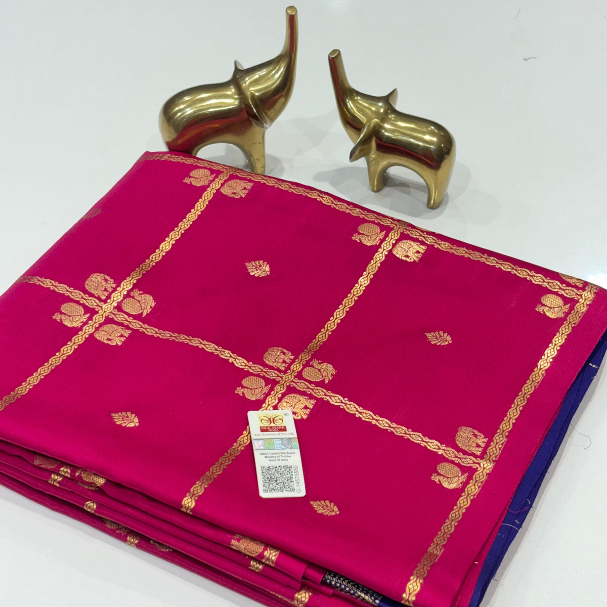 Pure Mysore Crepe Silk Saree