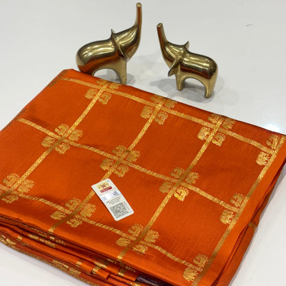 Pure Mysore Crepe Silk Saree