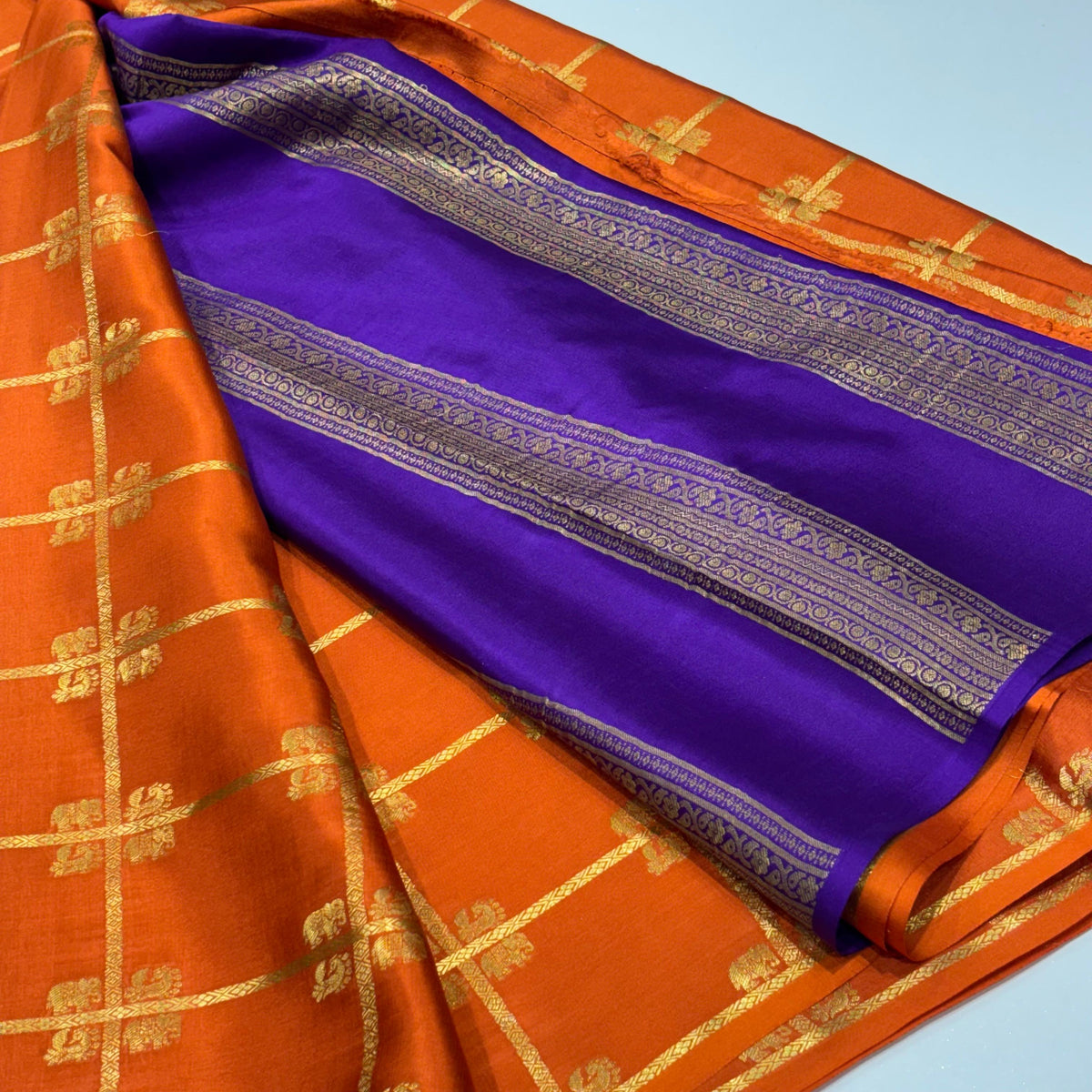Pure Mysore Crepe Silk Saree