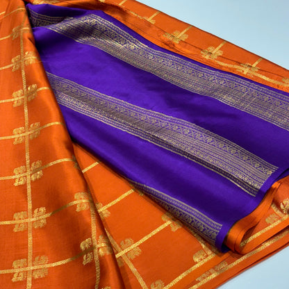 Pure Mysore Crepe Silk Saree