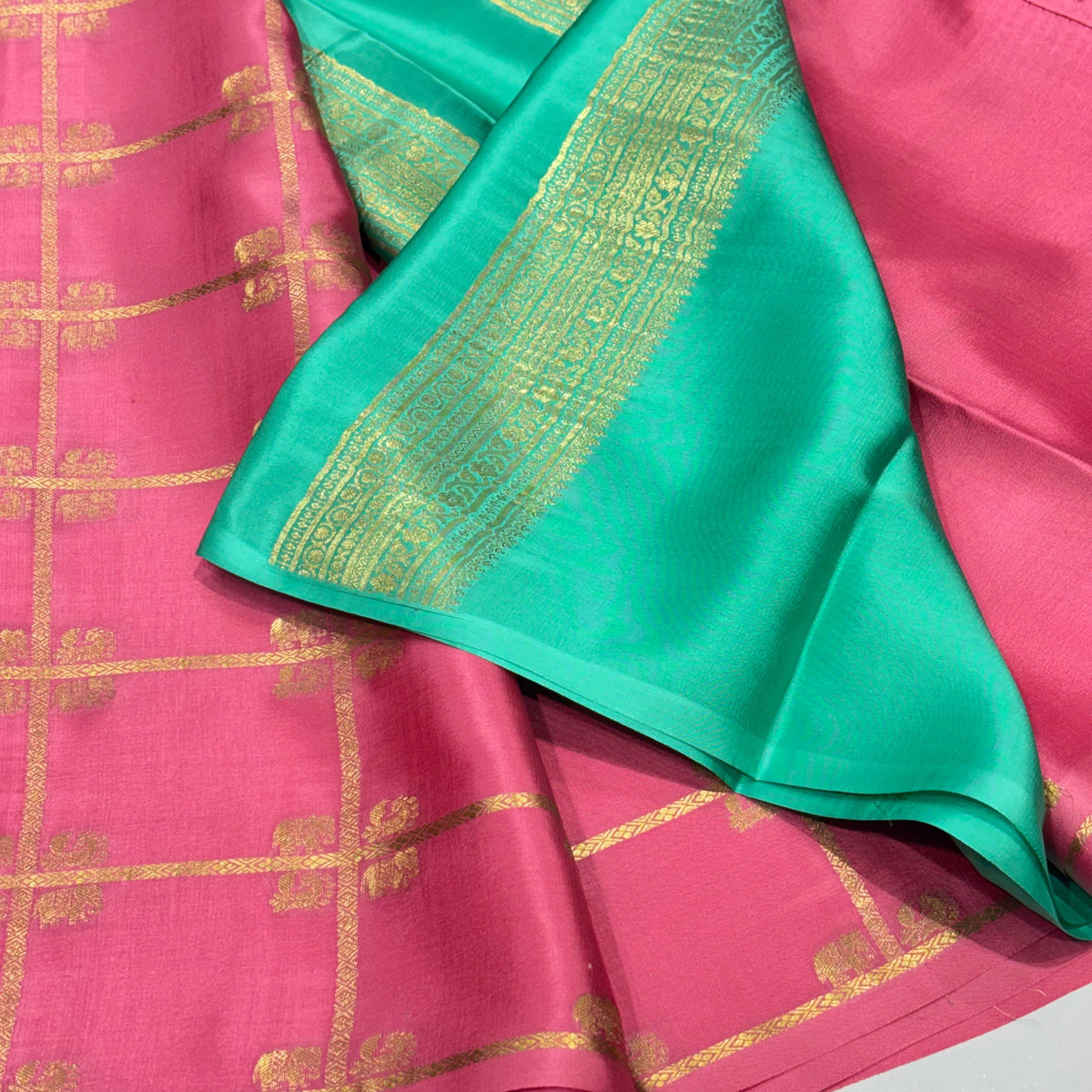 Pure Mysore Crepe Silk Saree
