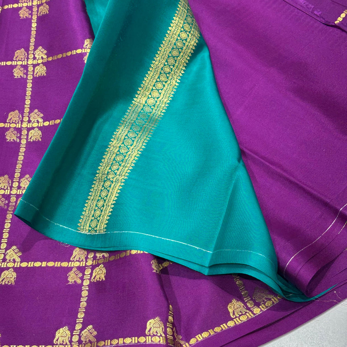 Pure Mysore Crepe Silk Saree