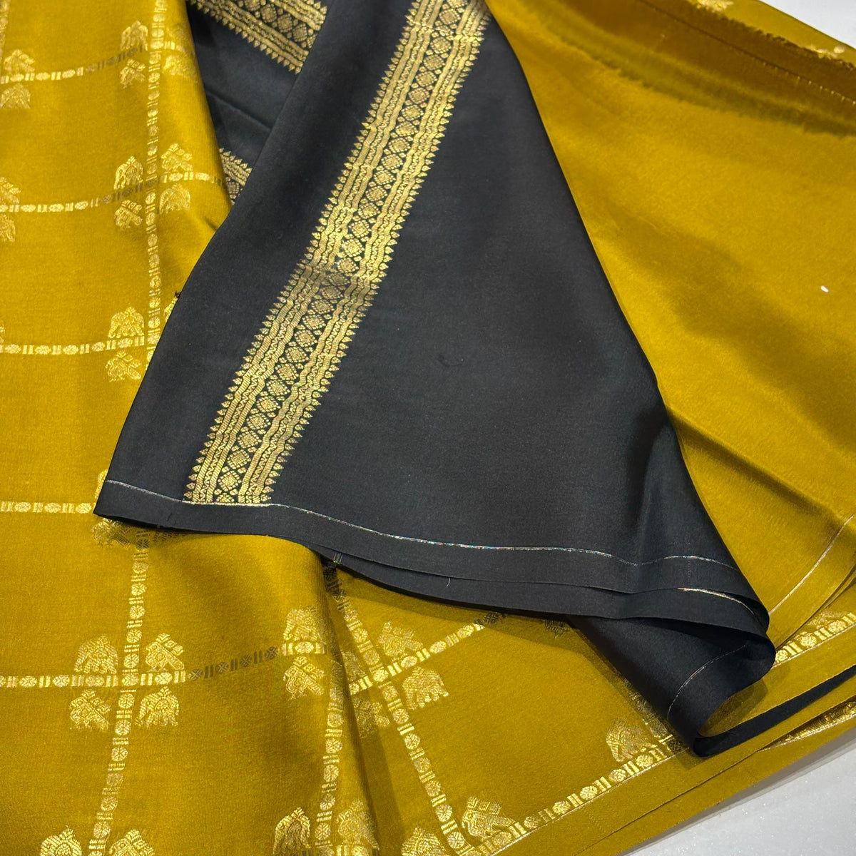 Pure Mysore Crepe Silk Saree