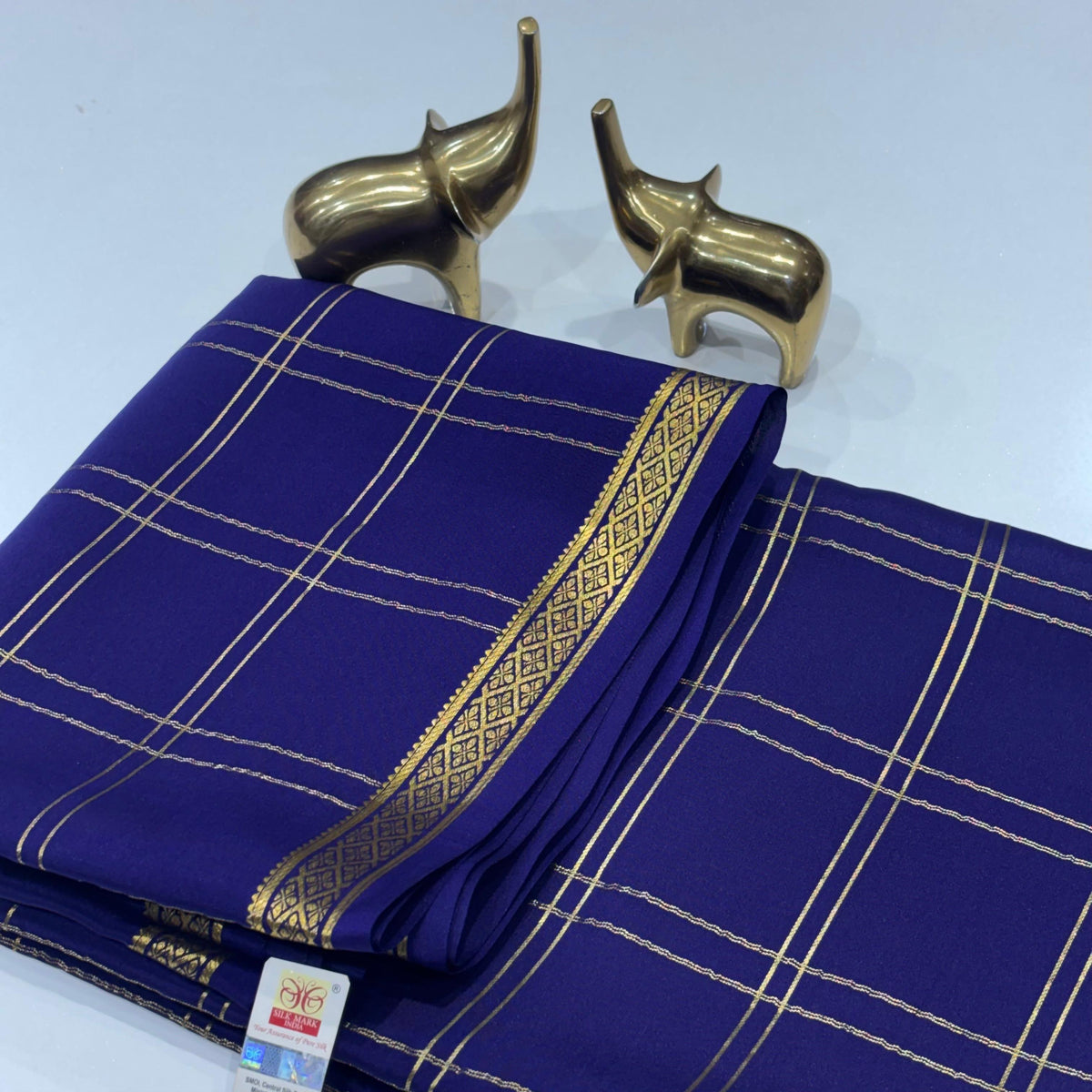 Pure Mysore Crepe Silk Saree