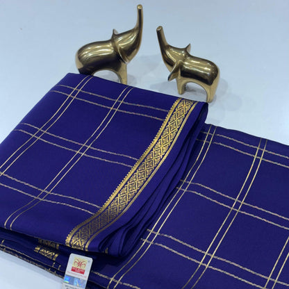 Pure Mysore Crepe Silk Saree