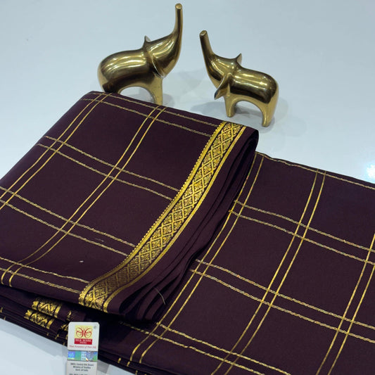 Pure Mysore Crepe Silk Saree