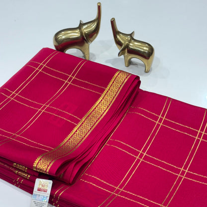 Pure Mysore Crepe Silk Saree