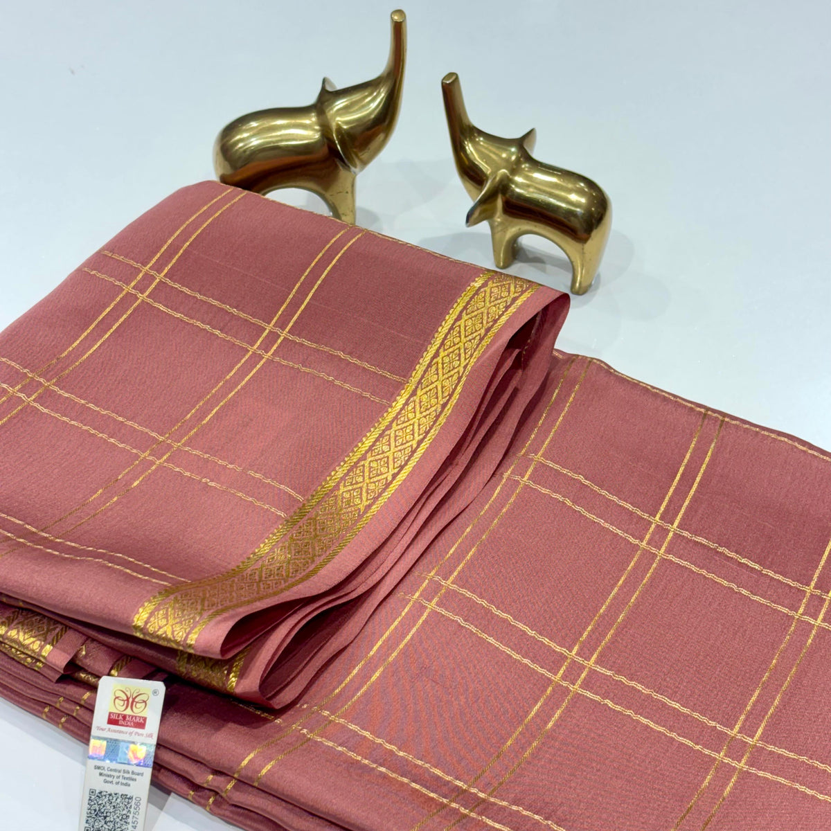Pure Mysore Crepe Silk Saree