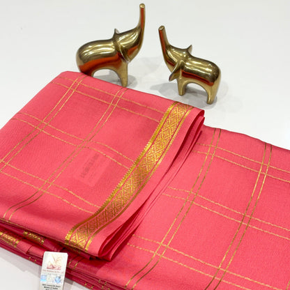 Pure Mysore Crepe Silk Saree