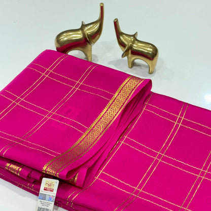 Pure Mysore Crepe Silk Saree