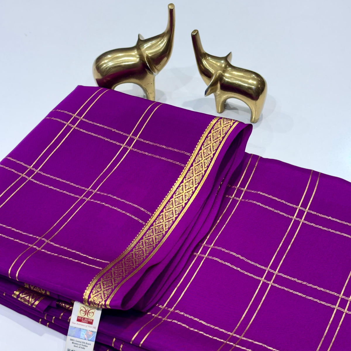 Pure Mysore Crepe Silk Saree