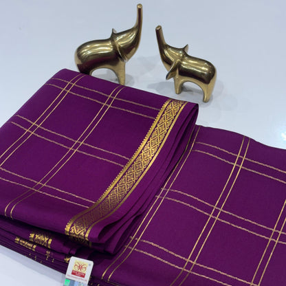 Pure Mysore Crepe Silk Saree