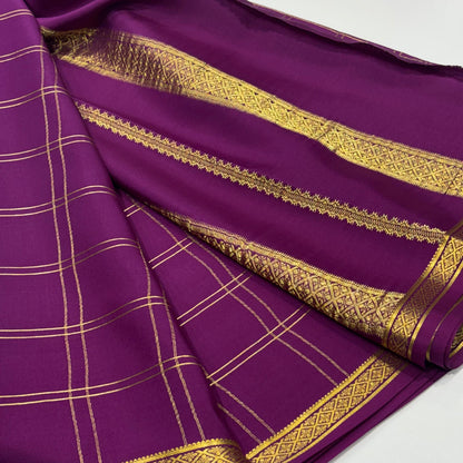 Pure Mysore Crepe Silk Saree