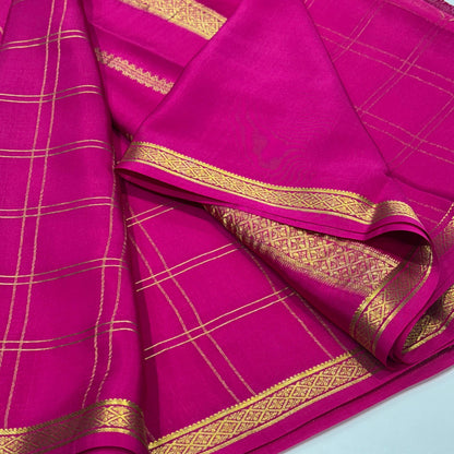 Pure Mysore Crepe Silk Saree