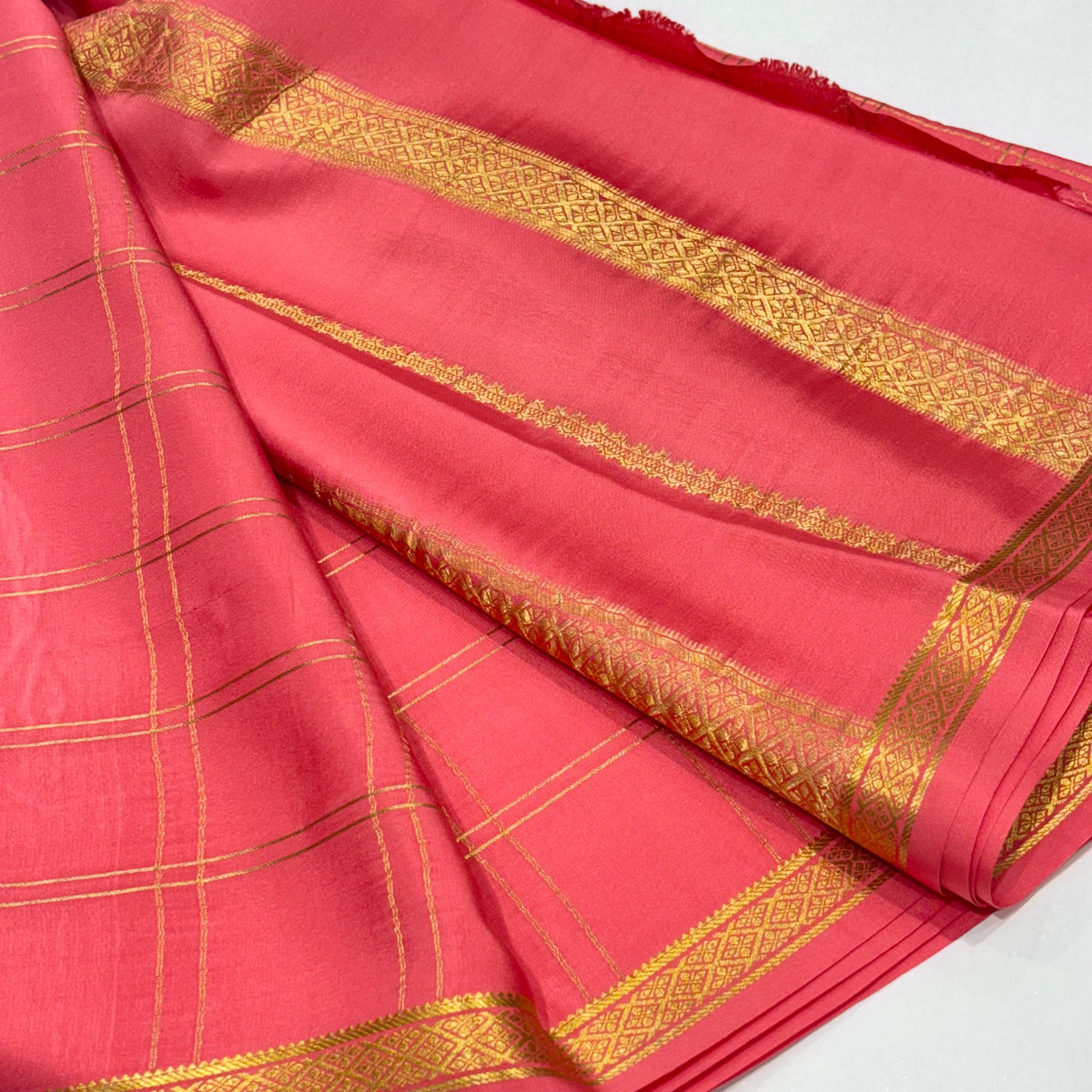 Pure Mysore Crepe Silk Saree