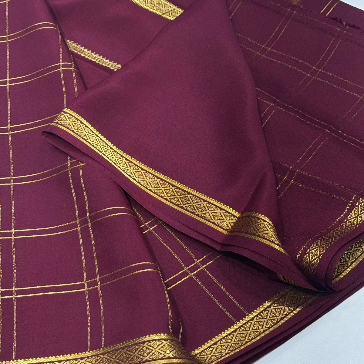 Pure Mysore Crepe Silk Saree
