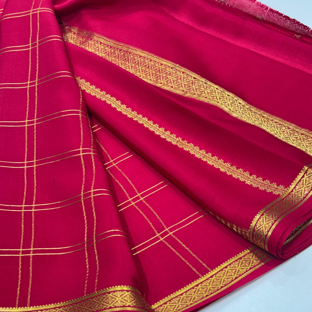Pure Mysore Crepe Silk Saree
