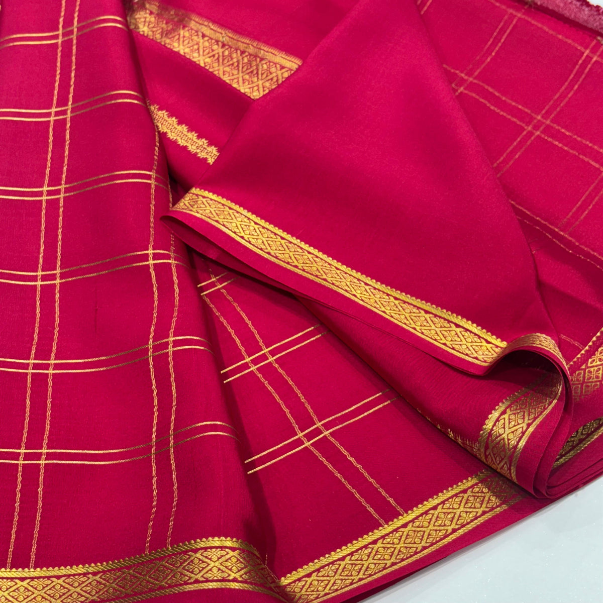 Pure Mysore Crepe Silk Saree