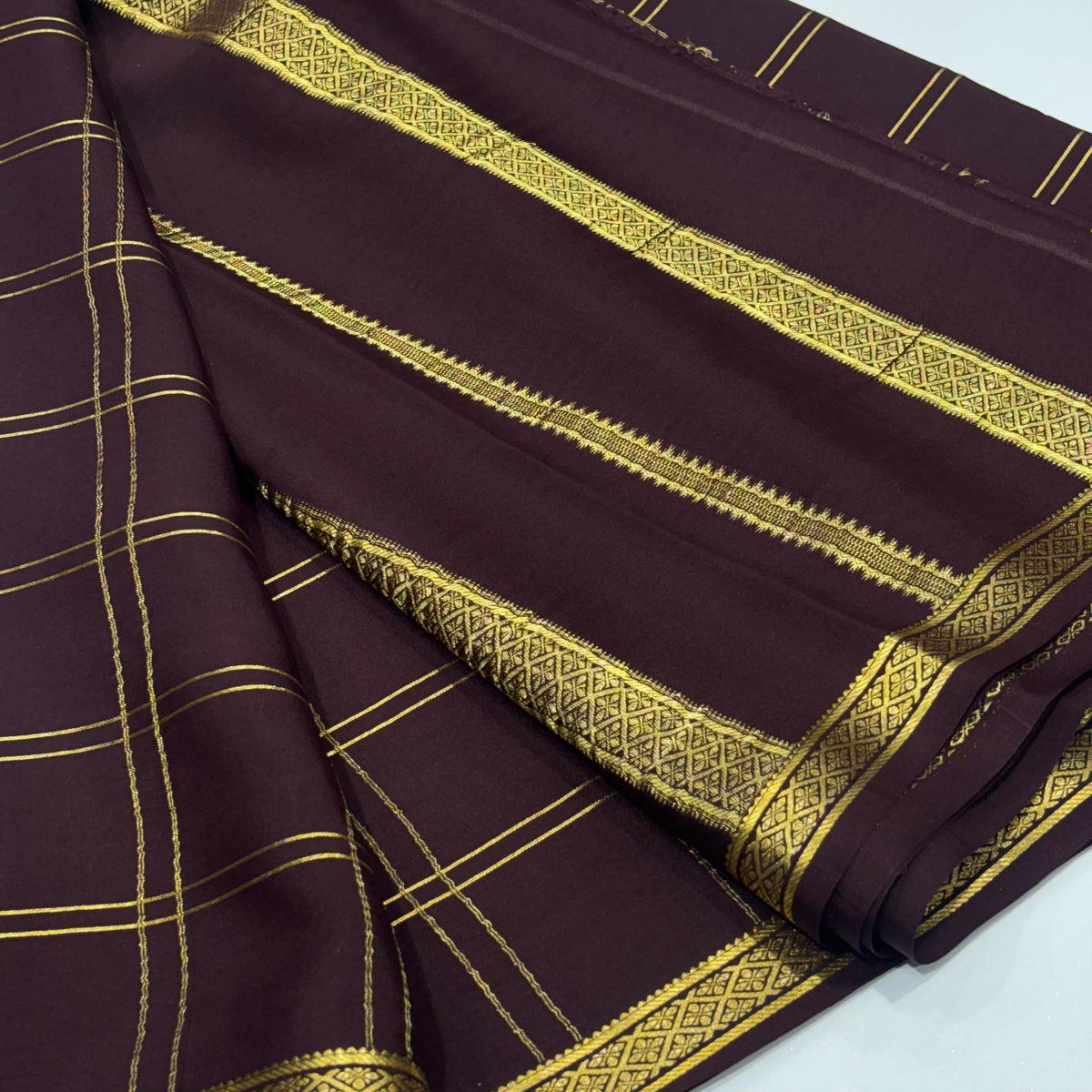 Pure Mysore Crepe Silk Saree