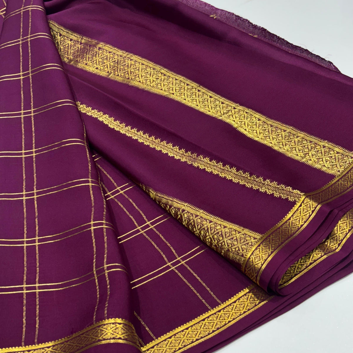 Pure Mysore Crepe Silk Saree