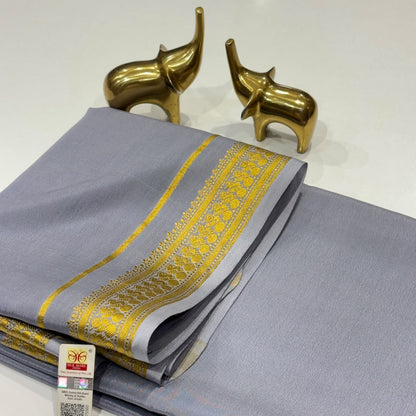 Pure Mysore Crepe Silk Saree