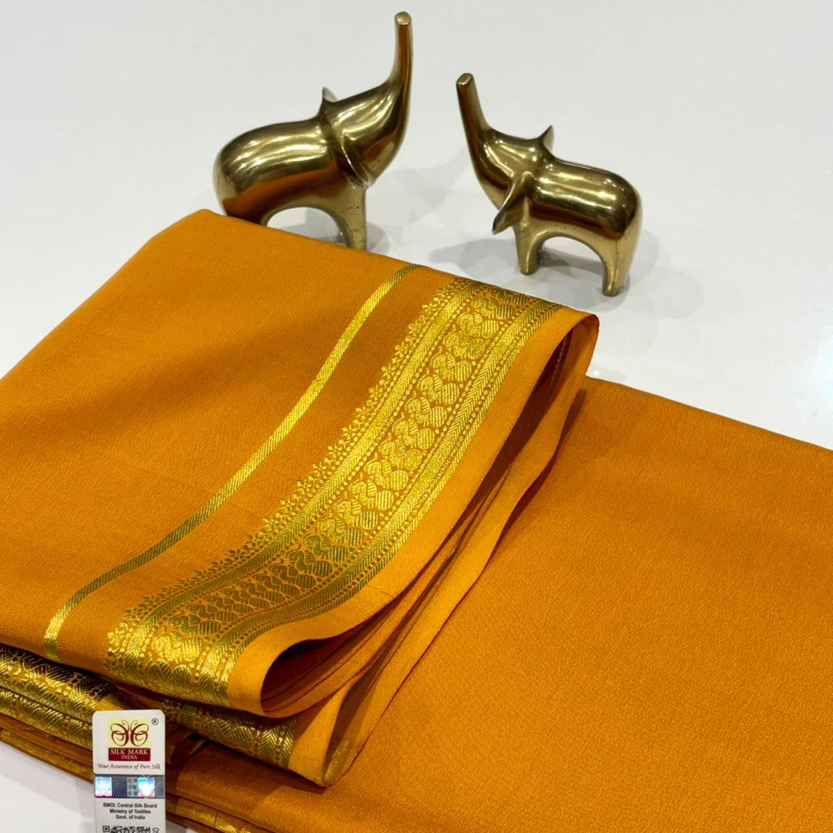 Pure Mysore Crepe Silk Saree