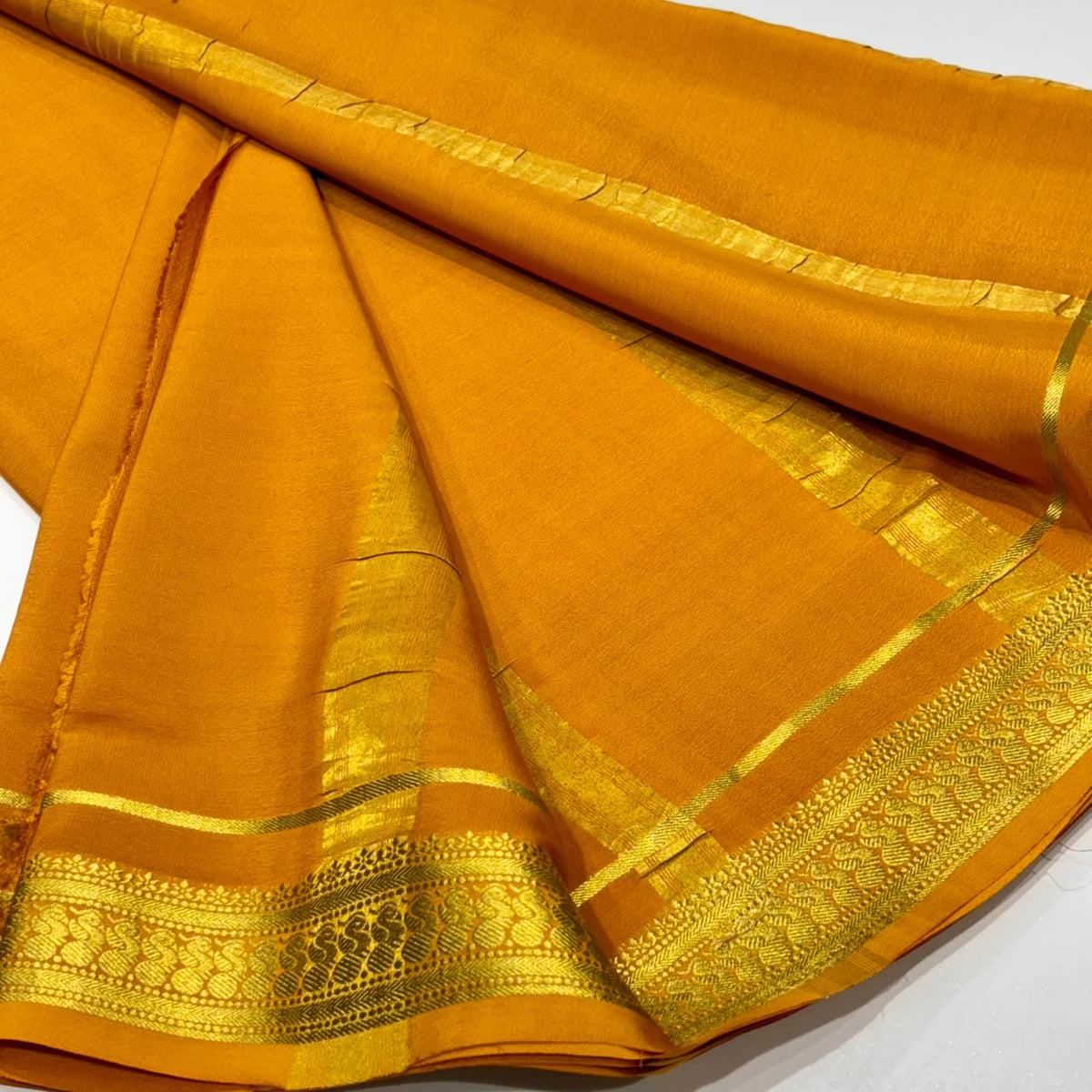 Pure Mysore Crepe Silk Saree