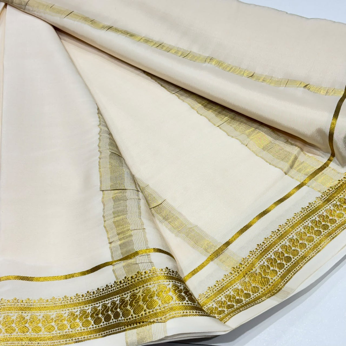 Pure Mysore Crepe Silk Saree