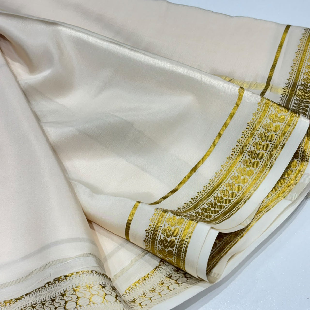 Pure Mysore Crepe Silk Saree