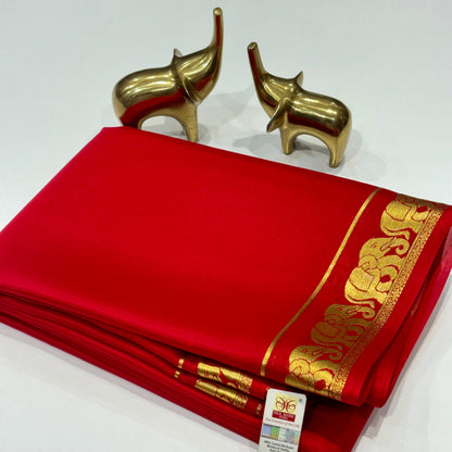Pure Mysore Crepe Silk Saree