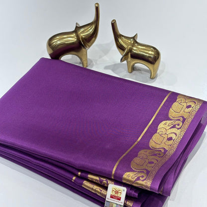 Pure Mysore Crepe Silk Saree