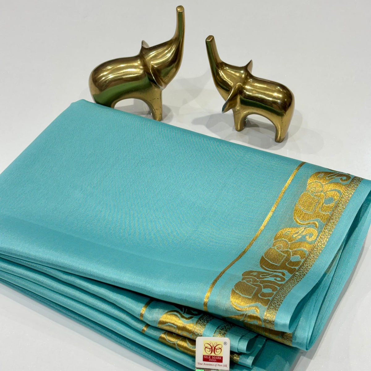Pure Mysore Crepe Silk Saree