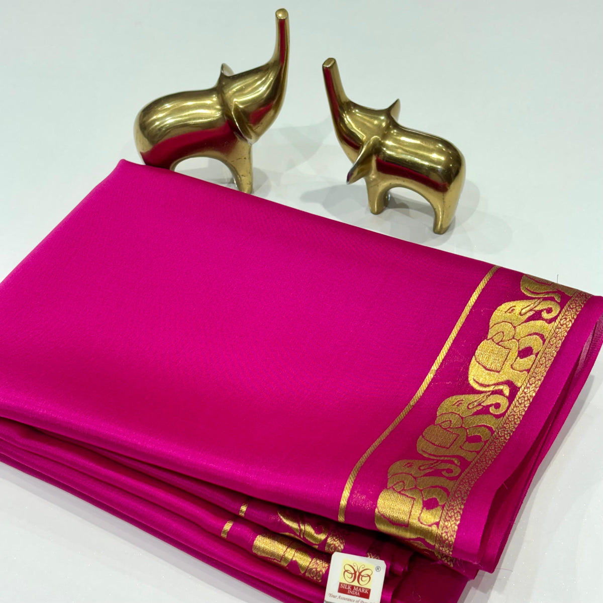 Pure Mysore Crepe Silk Saree