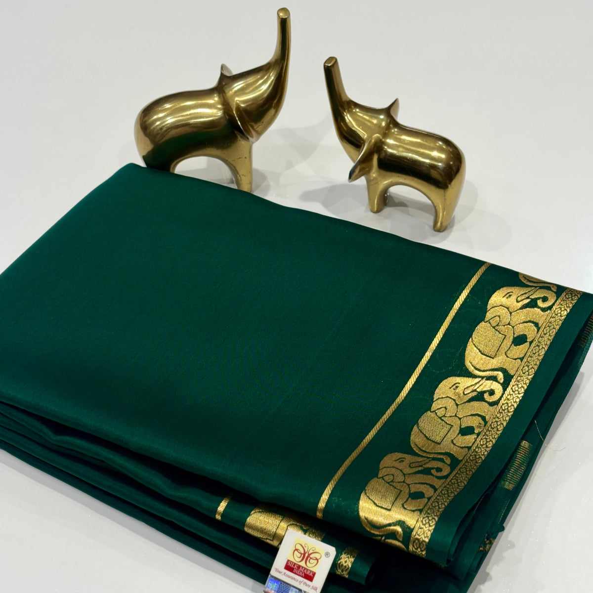 Pure Mysore Crepe Silk Saree