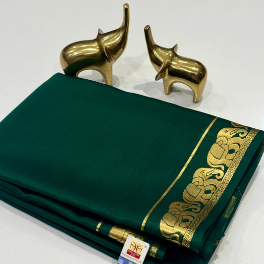 Pure Mysore Crepe Silk Saree